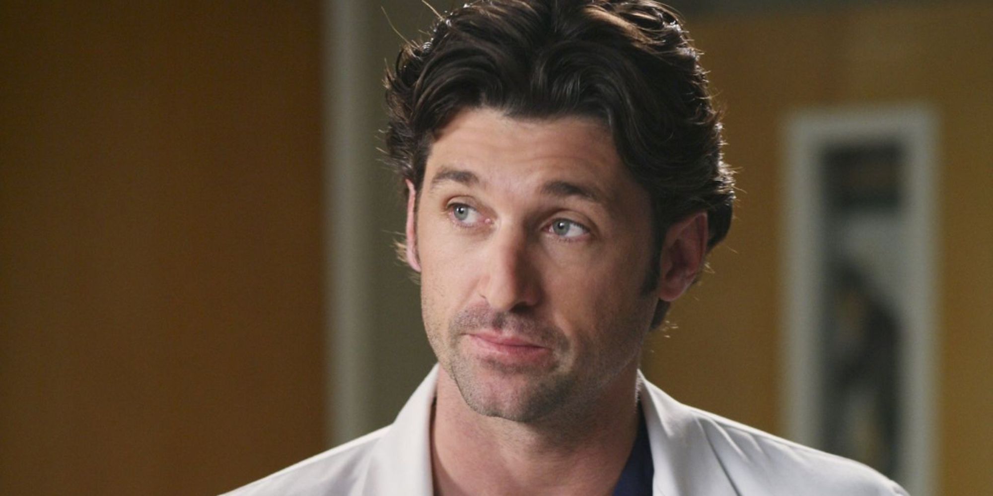 Derek Shepherd Looking Sideways in Grey's Anatomy