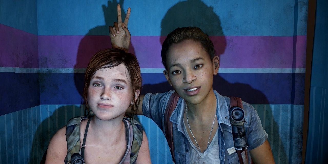 Ellie &amp; Riley from The Last of Us sitting side by side