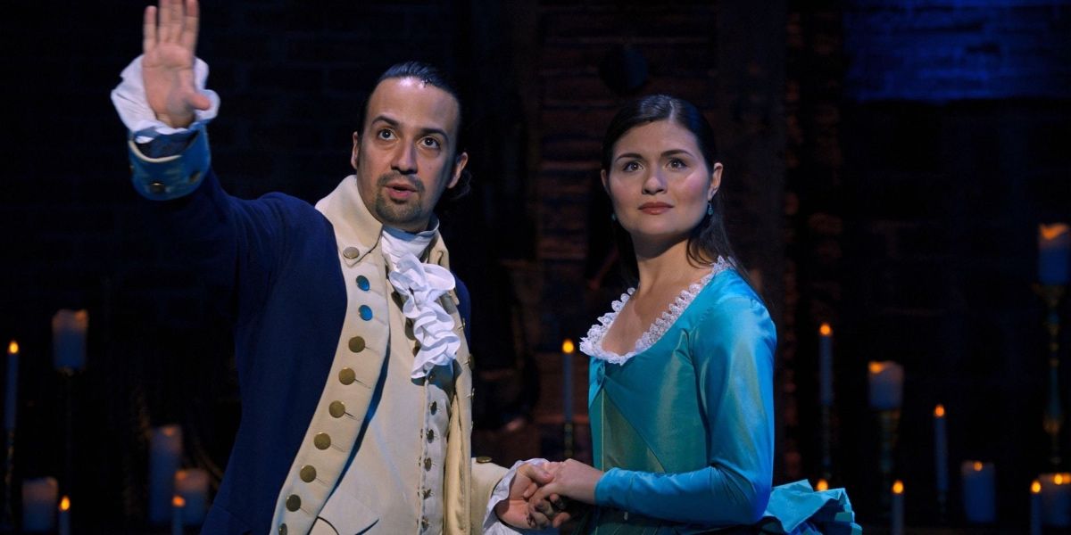 Hamilton on Broadway 2015 and live-action 2020