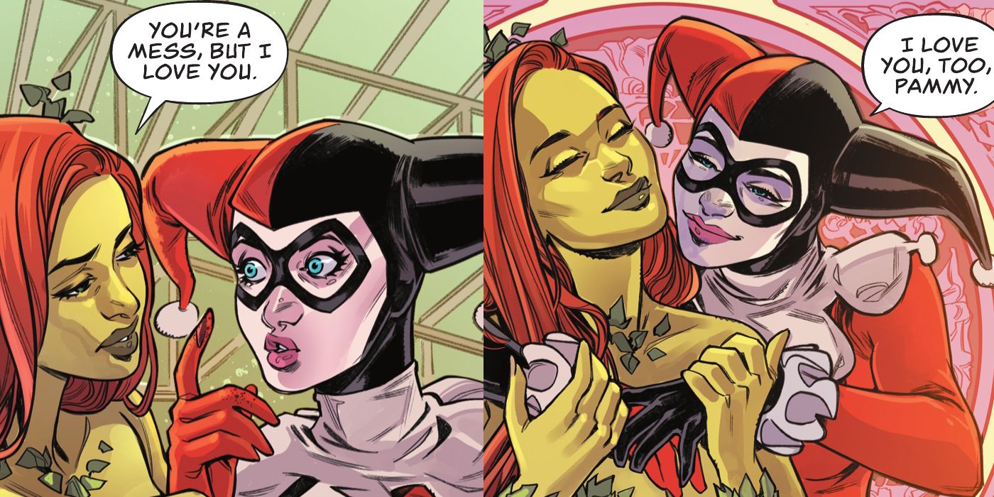 Harley Quinn & Poison Ivy's First I Love You Revealed By DC Comics