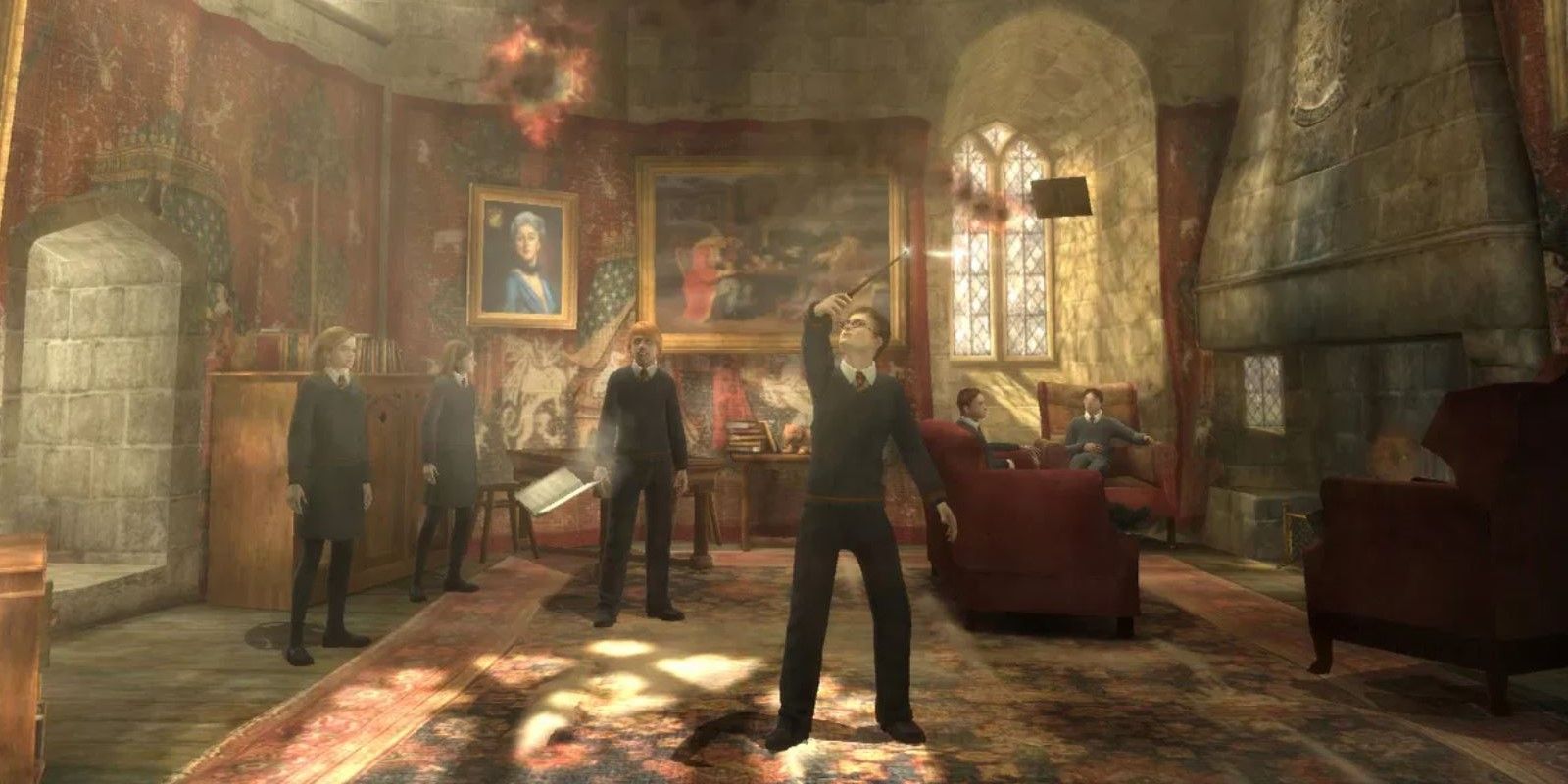 Scene from XBox 360 game Harry Potter And The Order Of The Phoenix