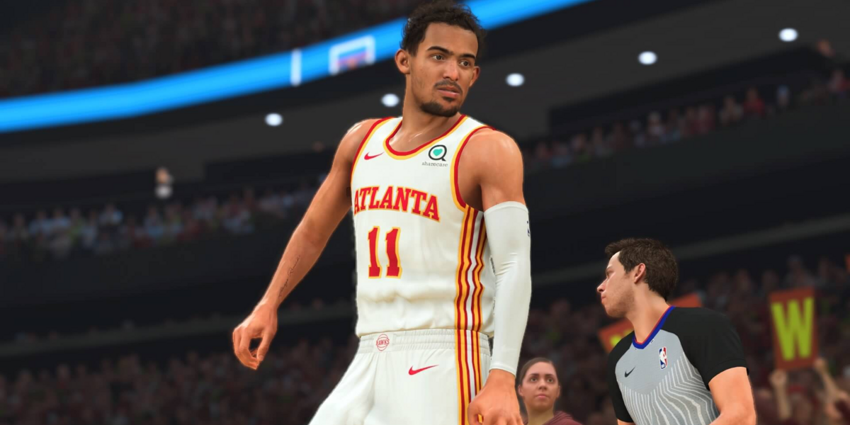 Trae Young in NBA 2K21