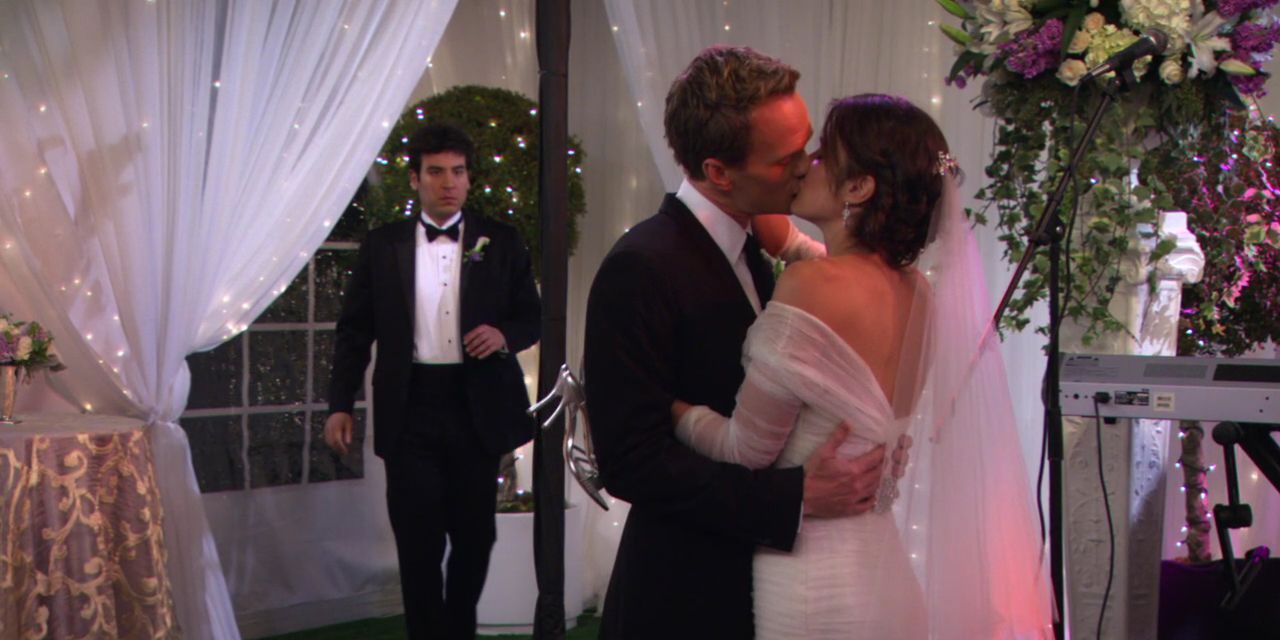 Ted ensures Barney and Robin's wedding happens.
