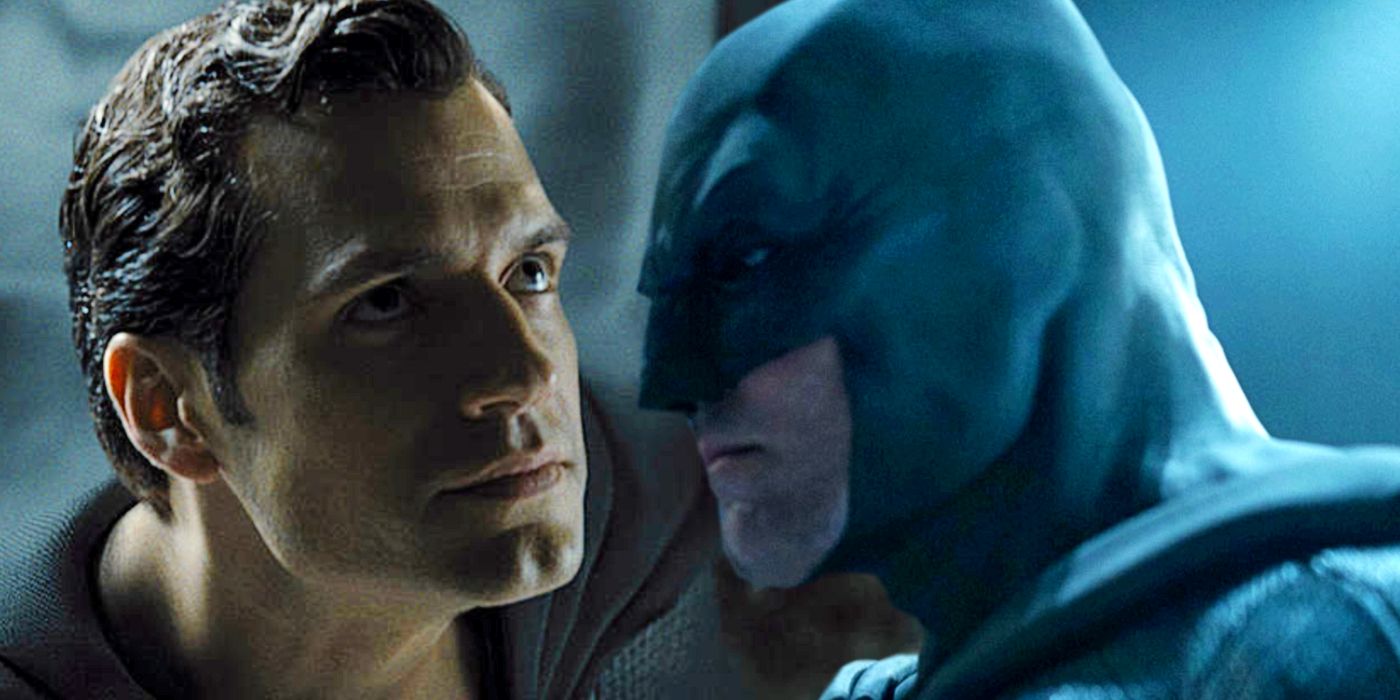Henry Cavill and Ben Affleck in Zack Snyder's Justice League