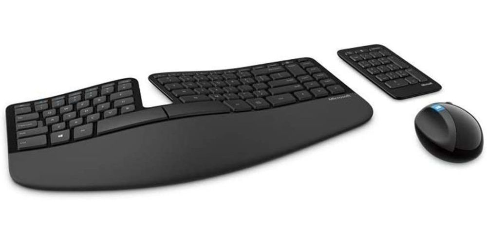 The Microsoft Sculpt Ergonomic Mouse And Keyboard