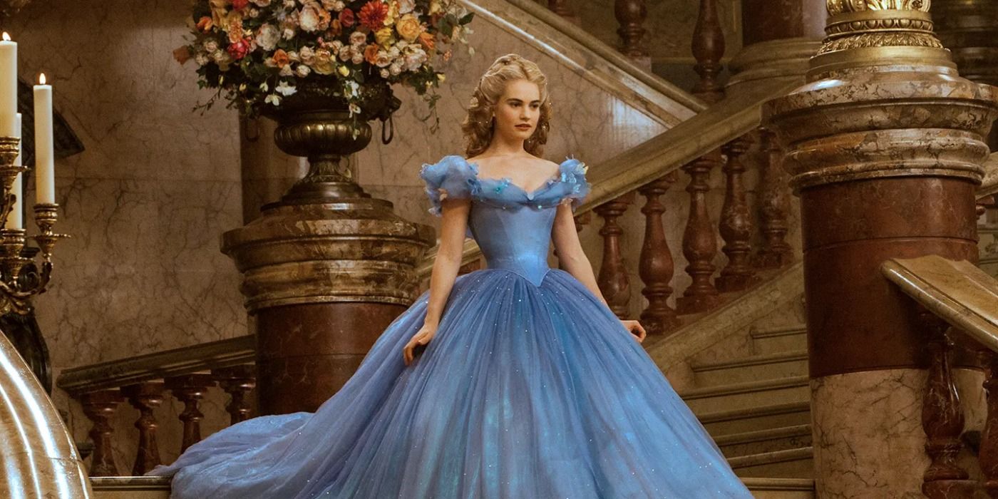 Cinderella in a ballgown.