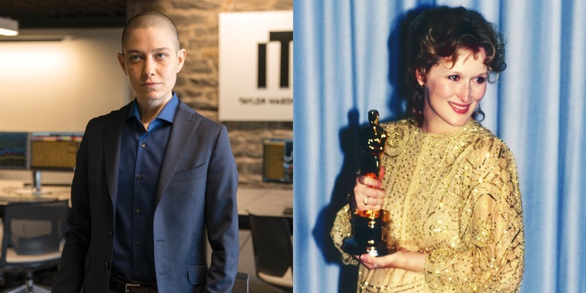 Split image academy awards Glenn Close