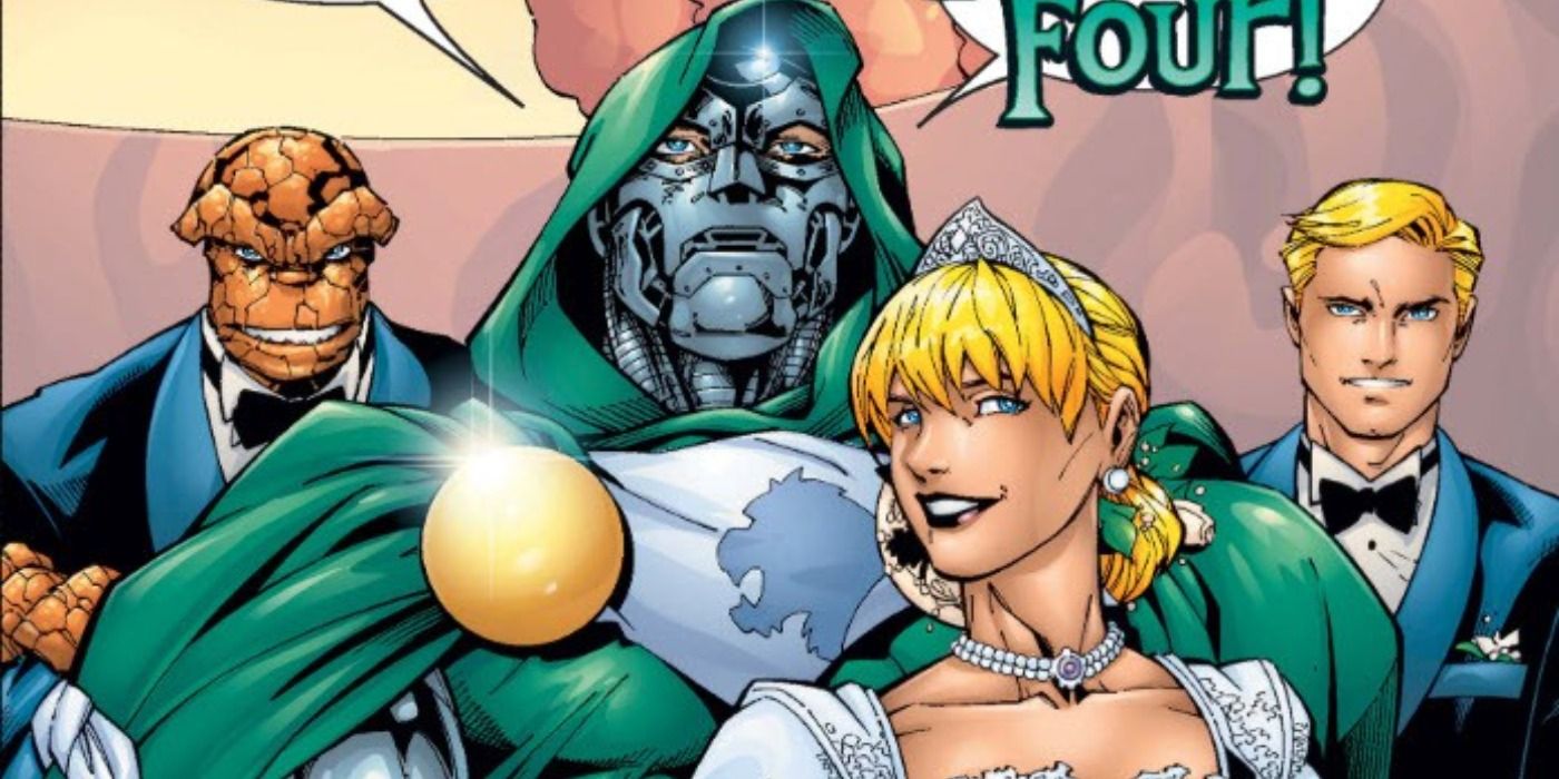 Invisible Woman And Doctor Doom get Married in the comics.