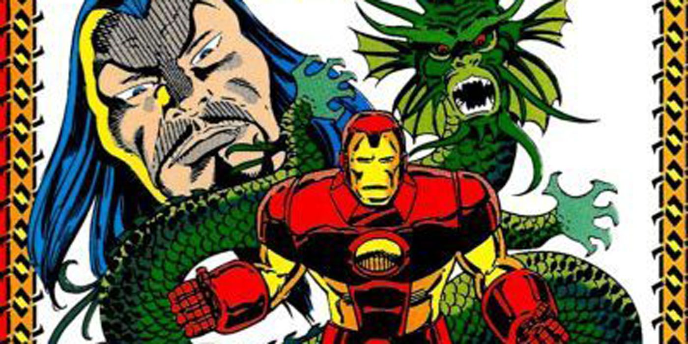 Iron Man against the Mandarin in Dragon Seed Saga.