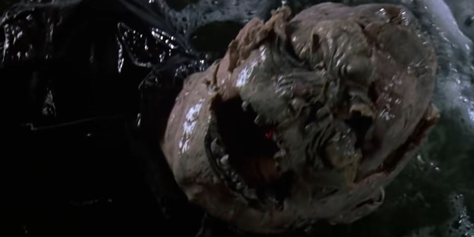 Jason Voorhees in a flood of toxic waste in Friday The 13th Part VIII: Jason Takes Manhattan