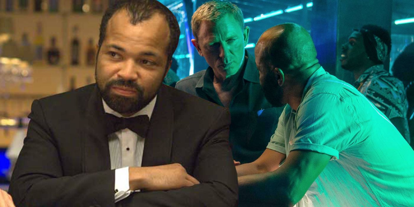 Jeffrey Wright in Casino Royale and with Daniel Craig in No Time To Die