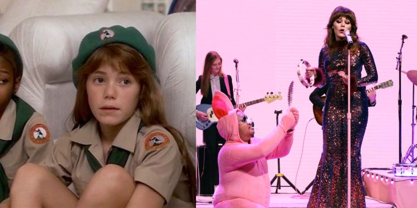 Jenny Lewis then and now in Troop Beverly Hills, Jimmy Fallon performance.