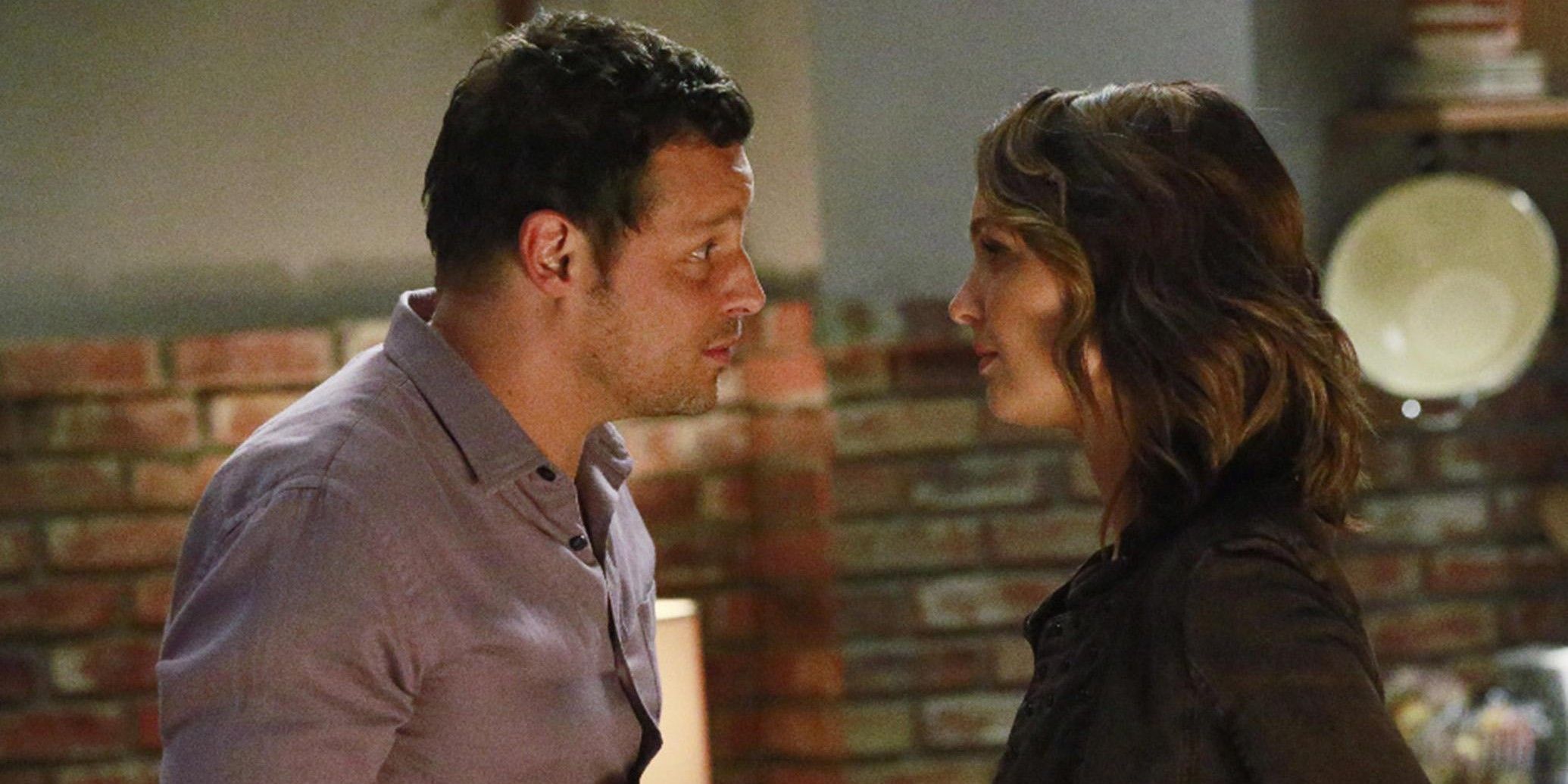 Jo and Alex in their loft, Grey&rsquo;s Anatomy