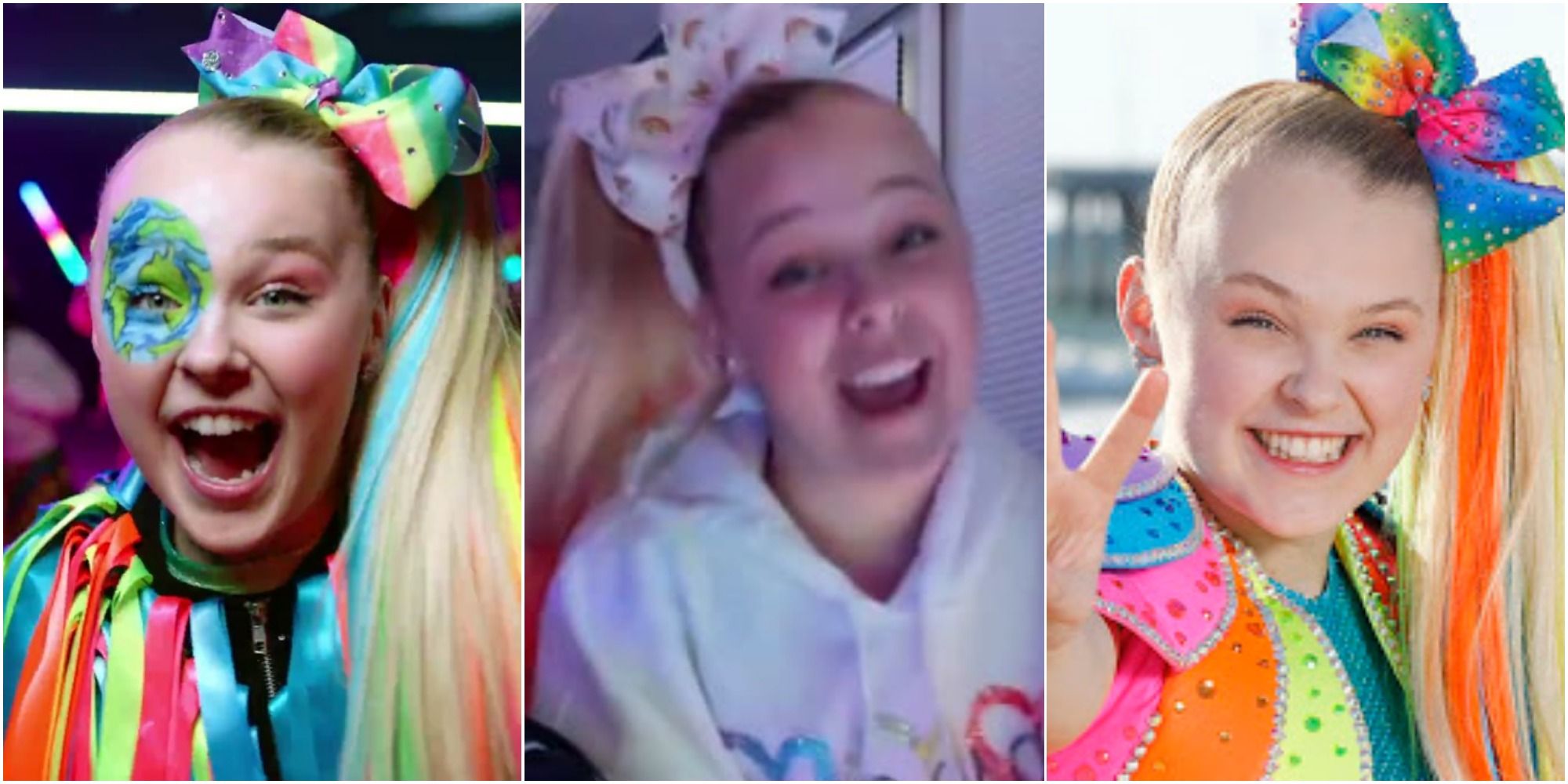 JoJo Siwa in World Wide Party Music Video + JoJo Siwa on TikTok + JoJo Siwa in Celebrate Music Video