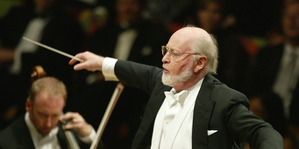 John Williams conducts symphony