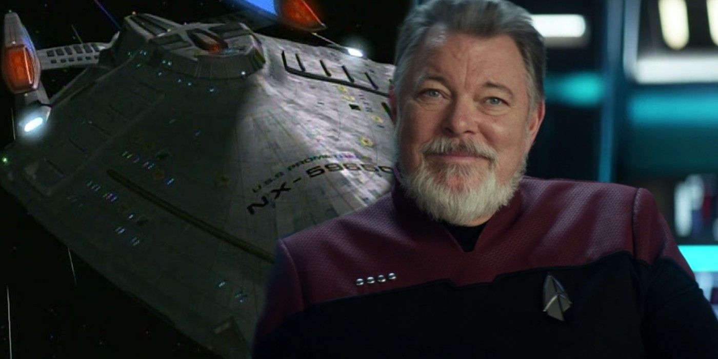 Jonathan Frakes as Riker in Star Trek Picard and Promethus