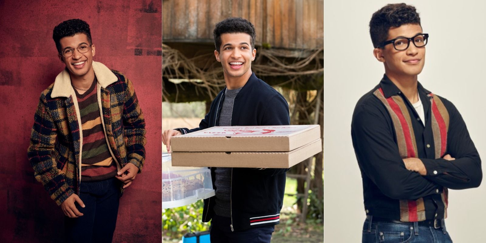 Jordan Fisher as Mark Cohen in Rent: Live, John Ambrose in To All The Boys, and Doody in Grease Live