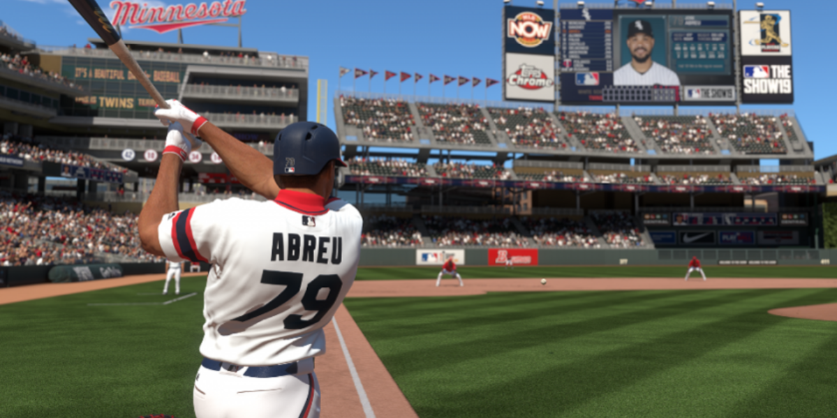 Jose Abreu hits a home run in MLB The Show