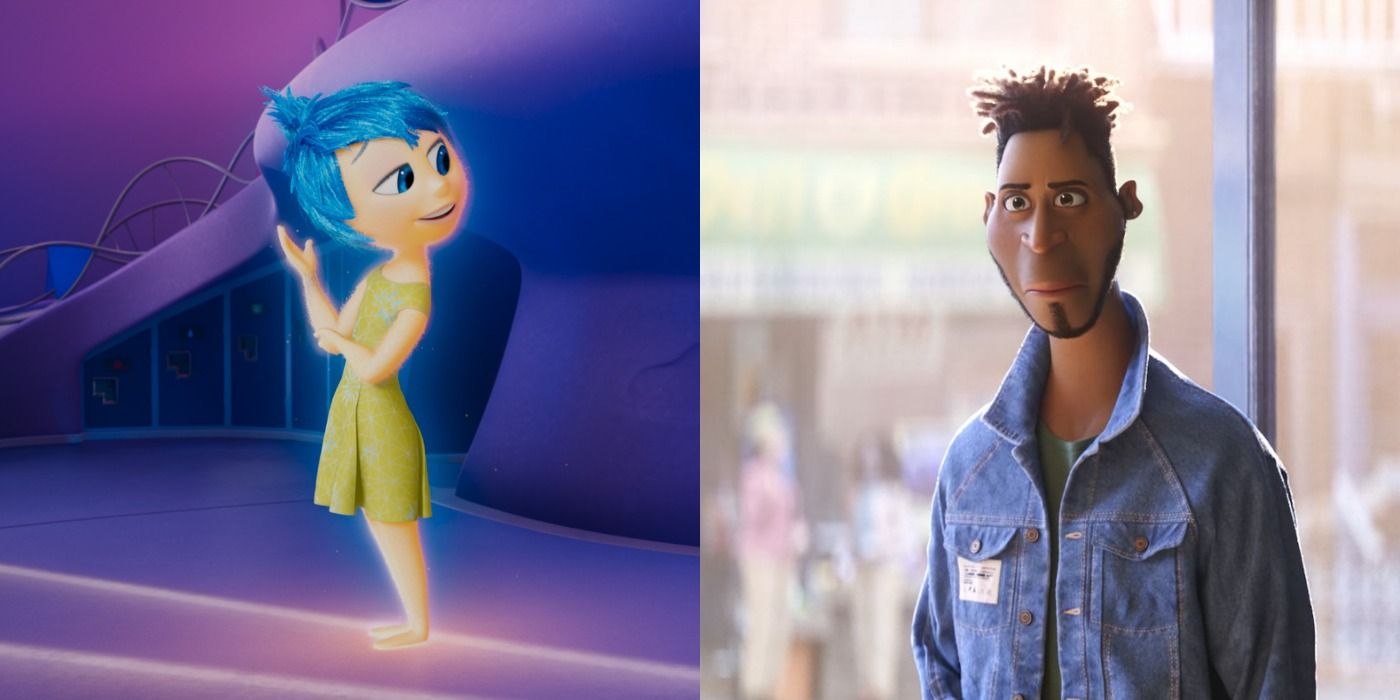 Joy from Inside Out and Paul from Soul