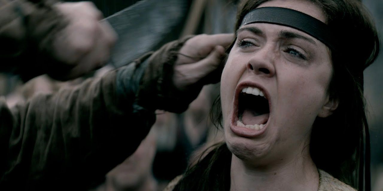 Judith's ears get sliced off in Vikings