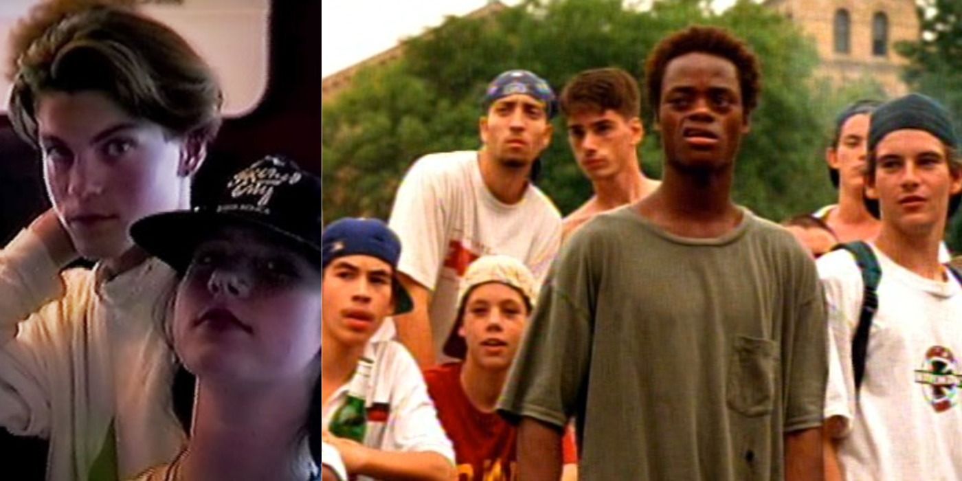 Kid 90 Things We Learned Featured: includes Soleil with Brian Austin Green on left; right features Justin Pierce and skateboarding group