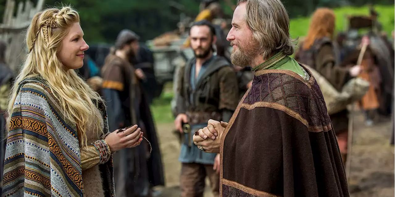 Ecbert shows a piece of land to Lagertha