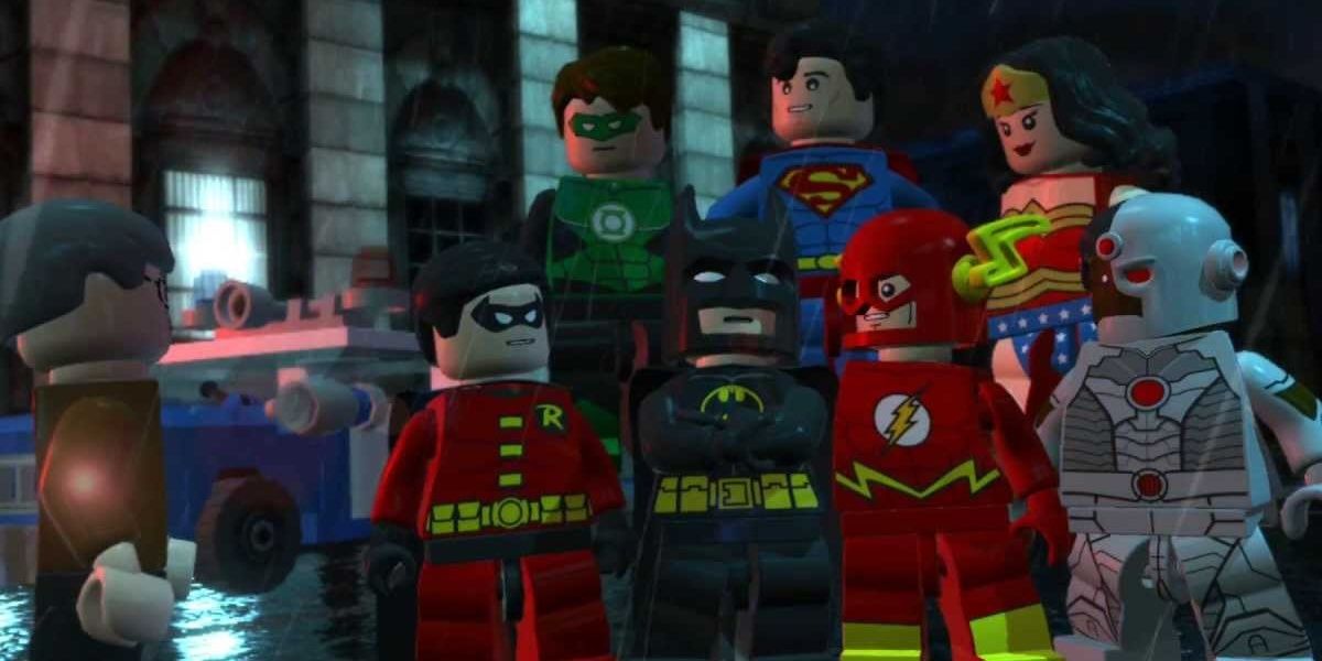 The Justice League as seen in Lego Batman 2: DC Superheroes