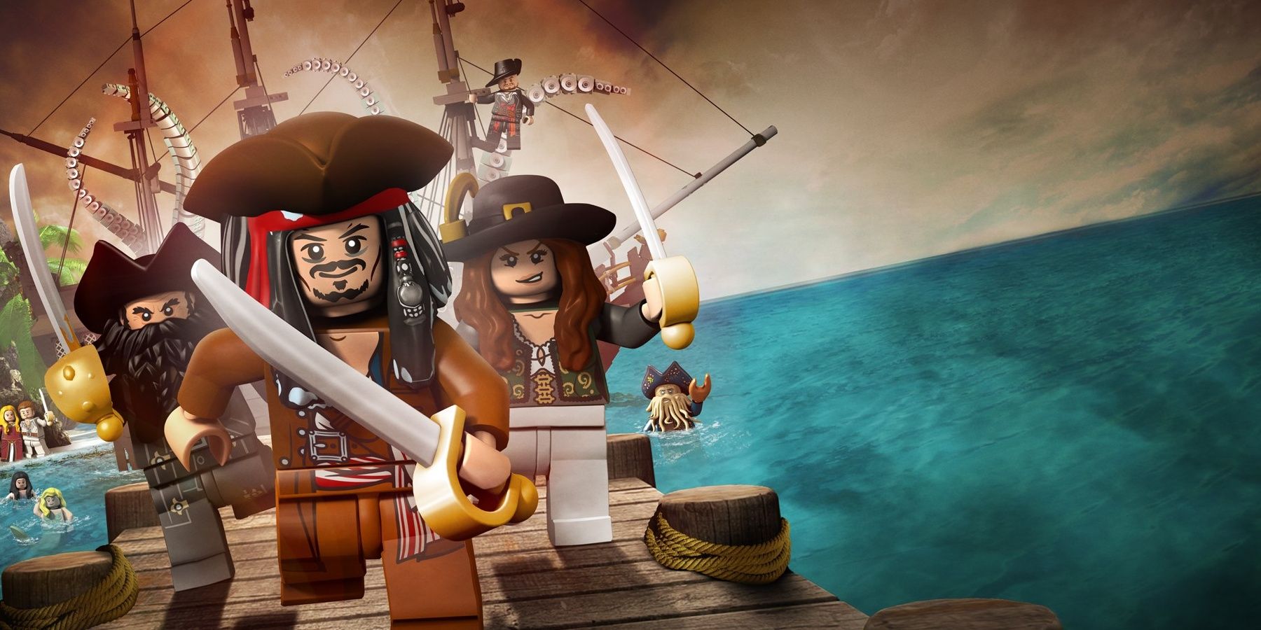 O elenco de LEGO Pirates Of The Caribbean: The Video Game
