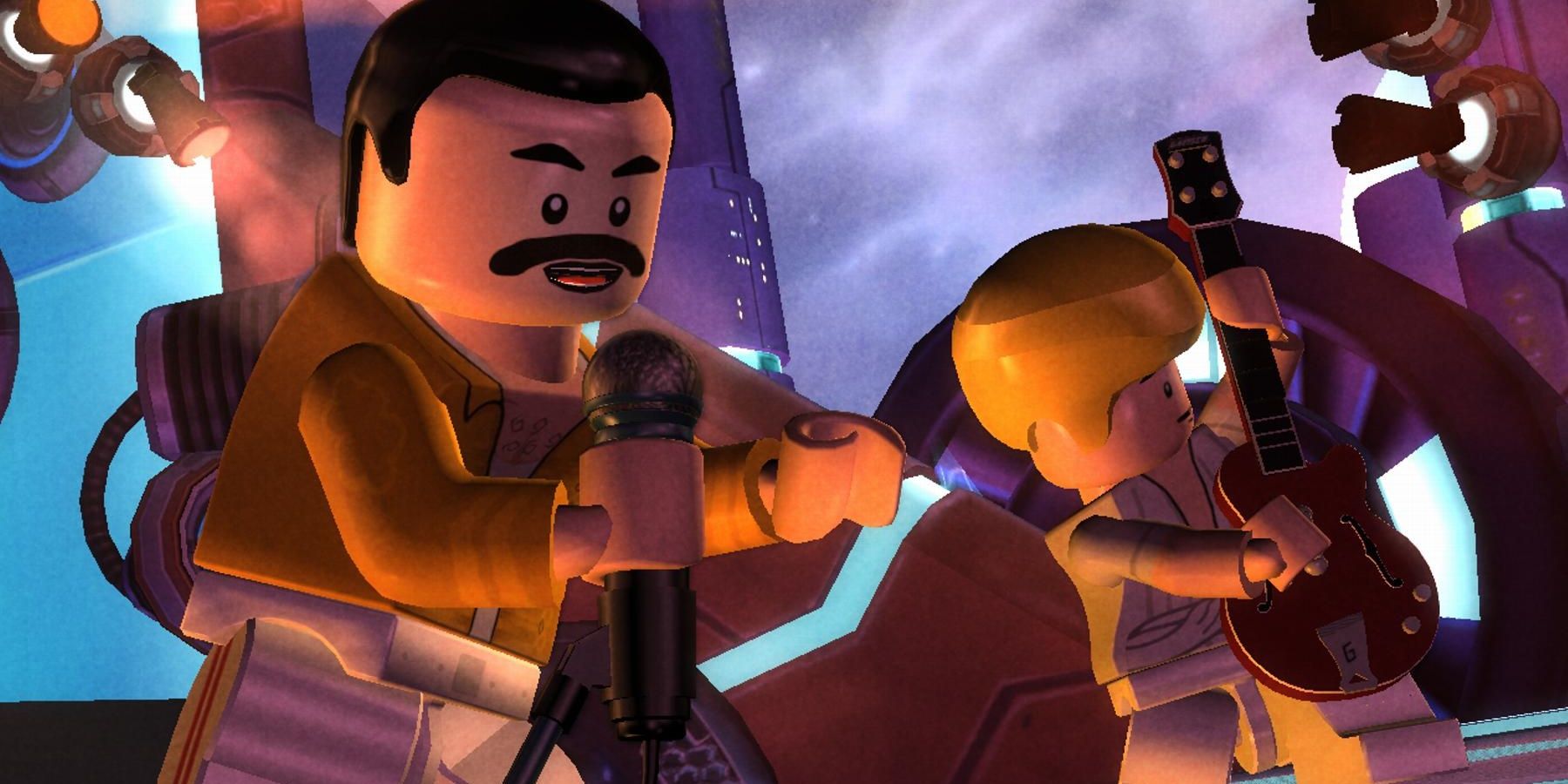 Freddie Mercury canta em LEGO Rock Band 