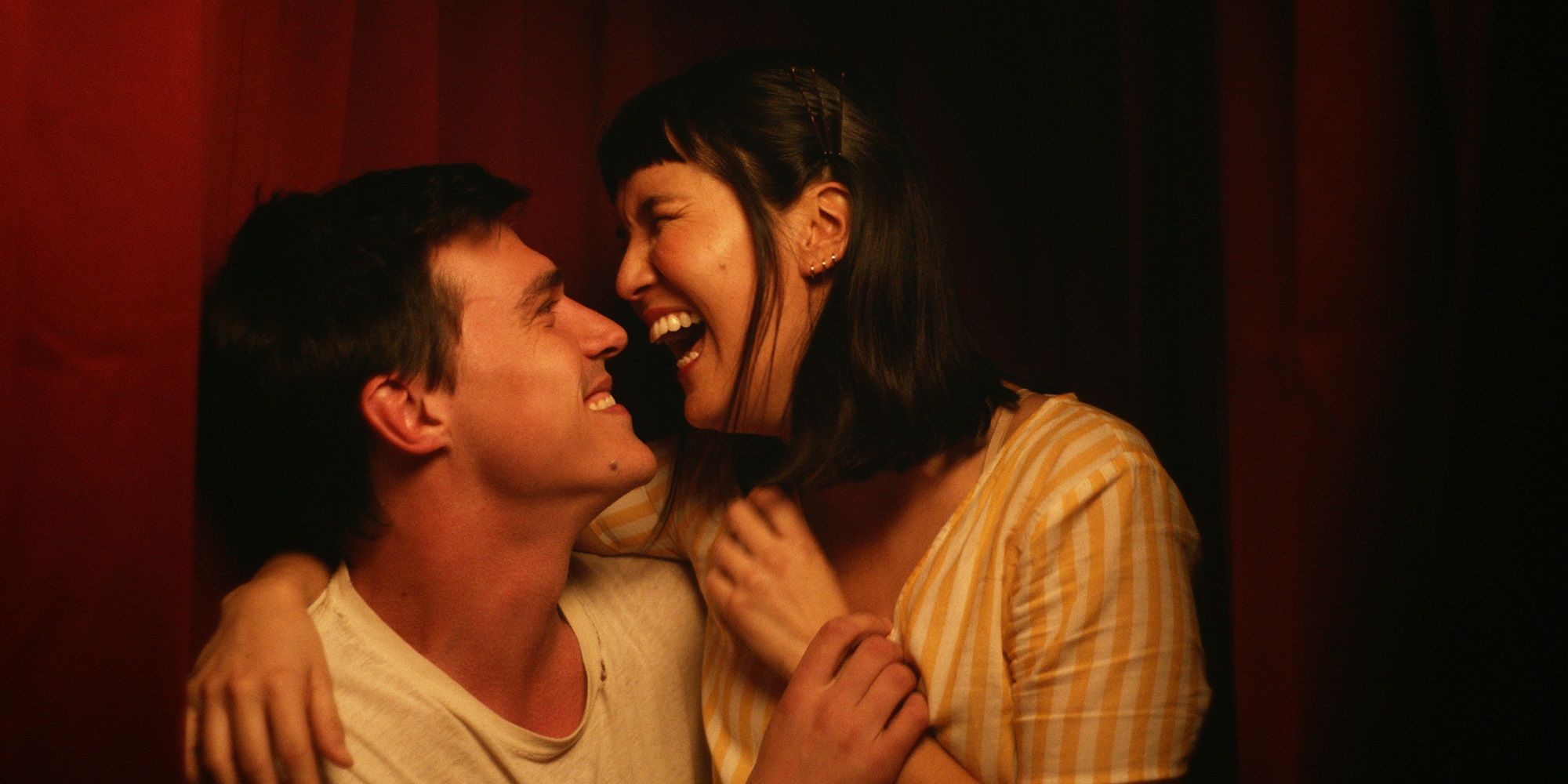 Finn Wittrock and Zoë Chao in The Long Weekend