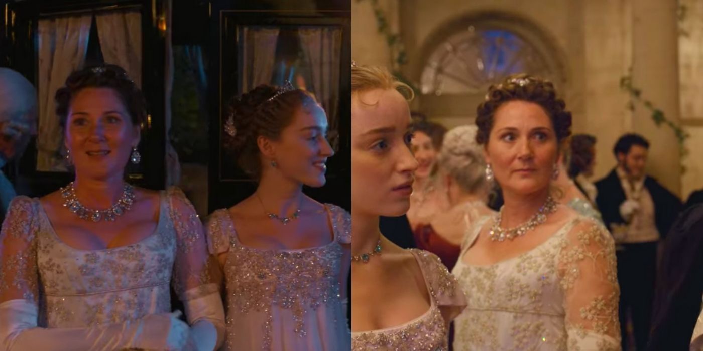 Lady Violet Bridgerton's best look was her dress and jewelry in episode Diamond of the First Water