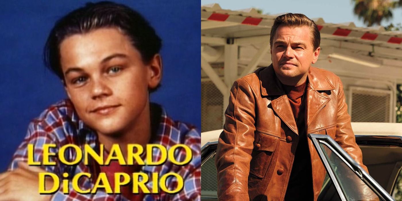 Leonardo DiCaprio on Growing Pains, then in Once Upon a Time in Hollywood.
