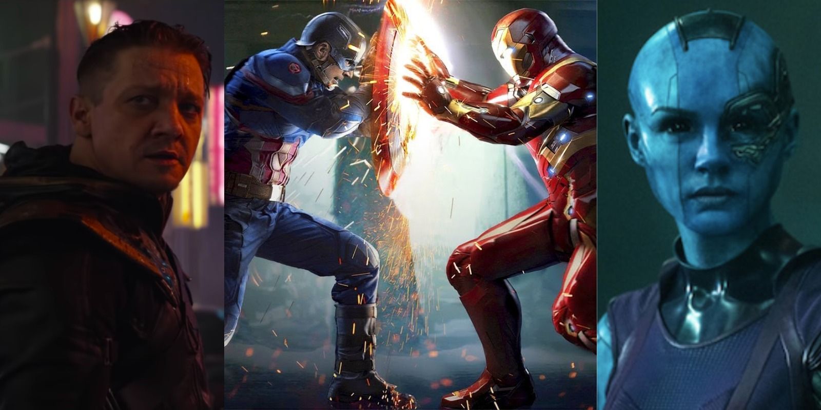 Ronin, Captain America vs. Iron Man, and Nebula