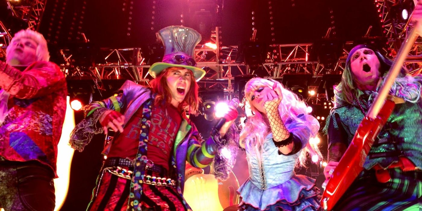 The Mad T Party band performing