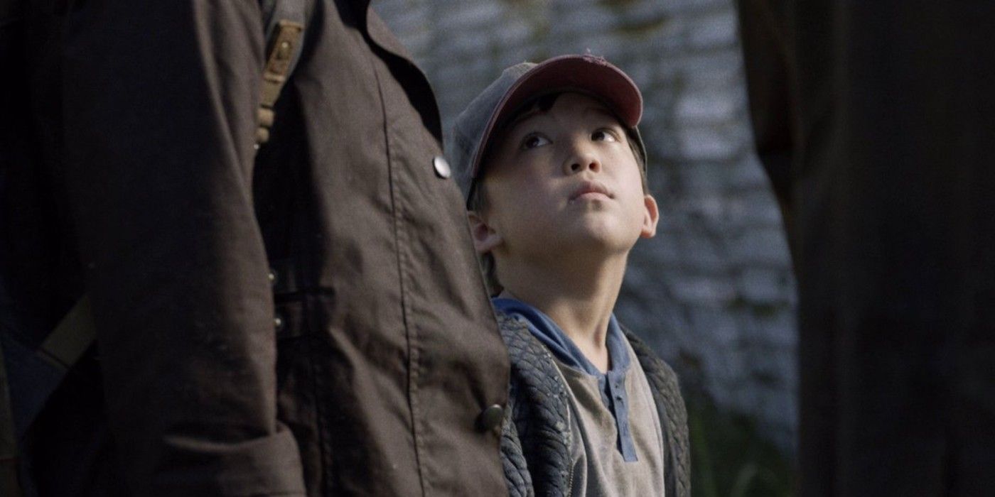 Maggie's son Hershel Rhee in The Walking Dead season 10