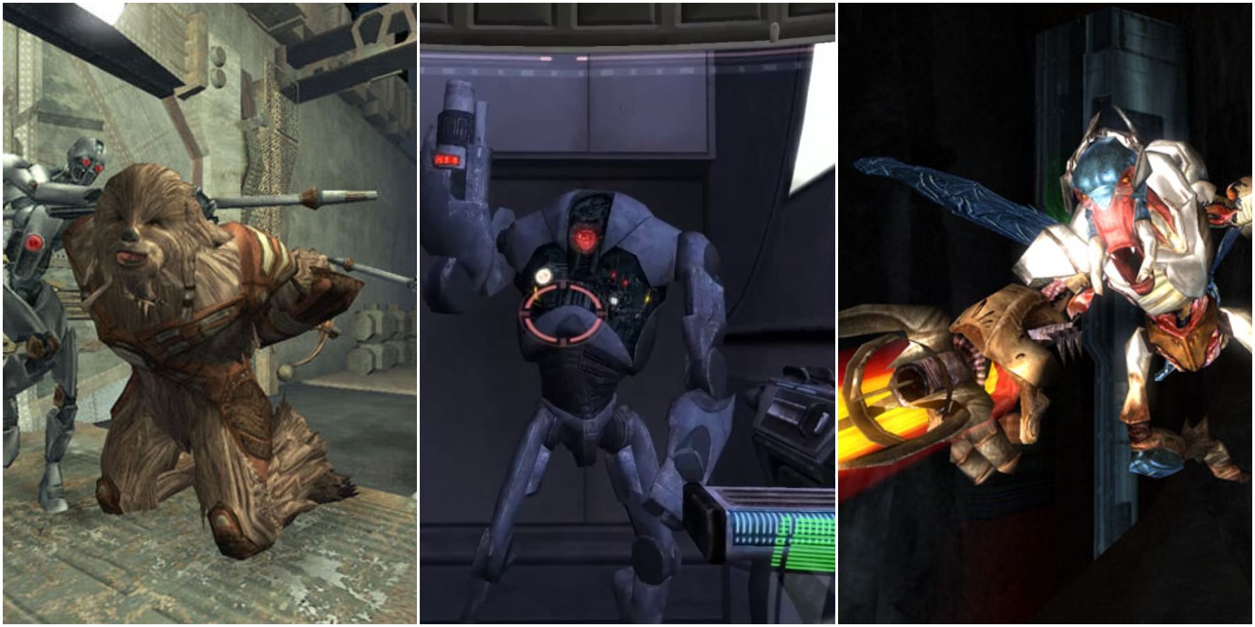 Magna Droids, Super Battle Droids and Geonosian Elites in Republic Commando