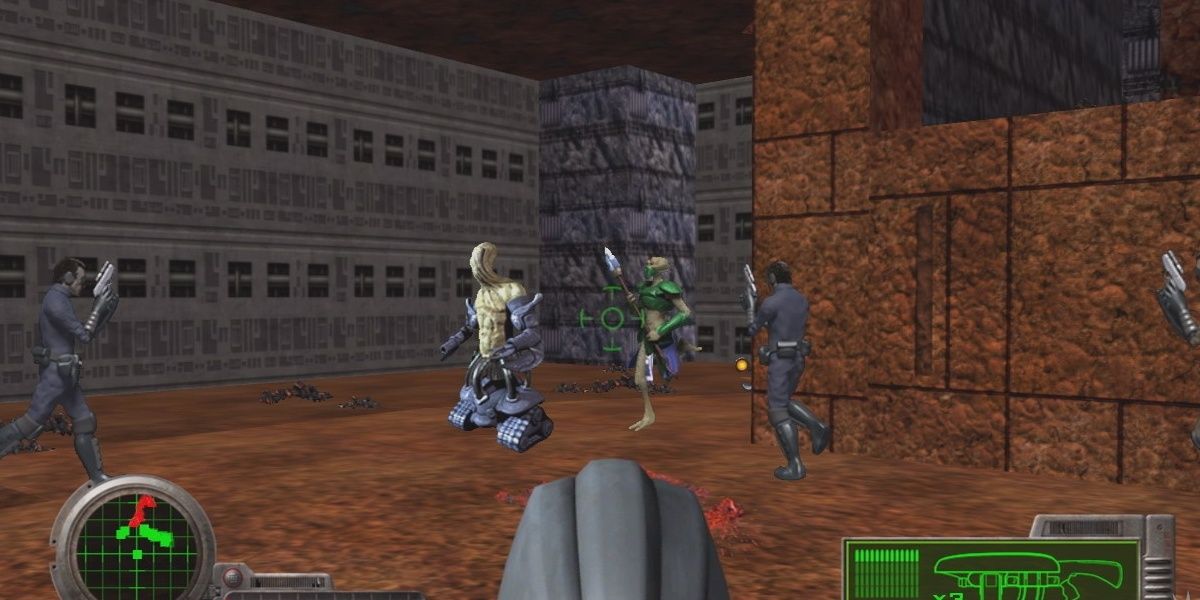 Various enemies in the video game Marathon
