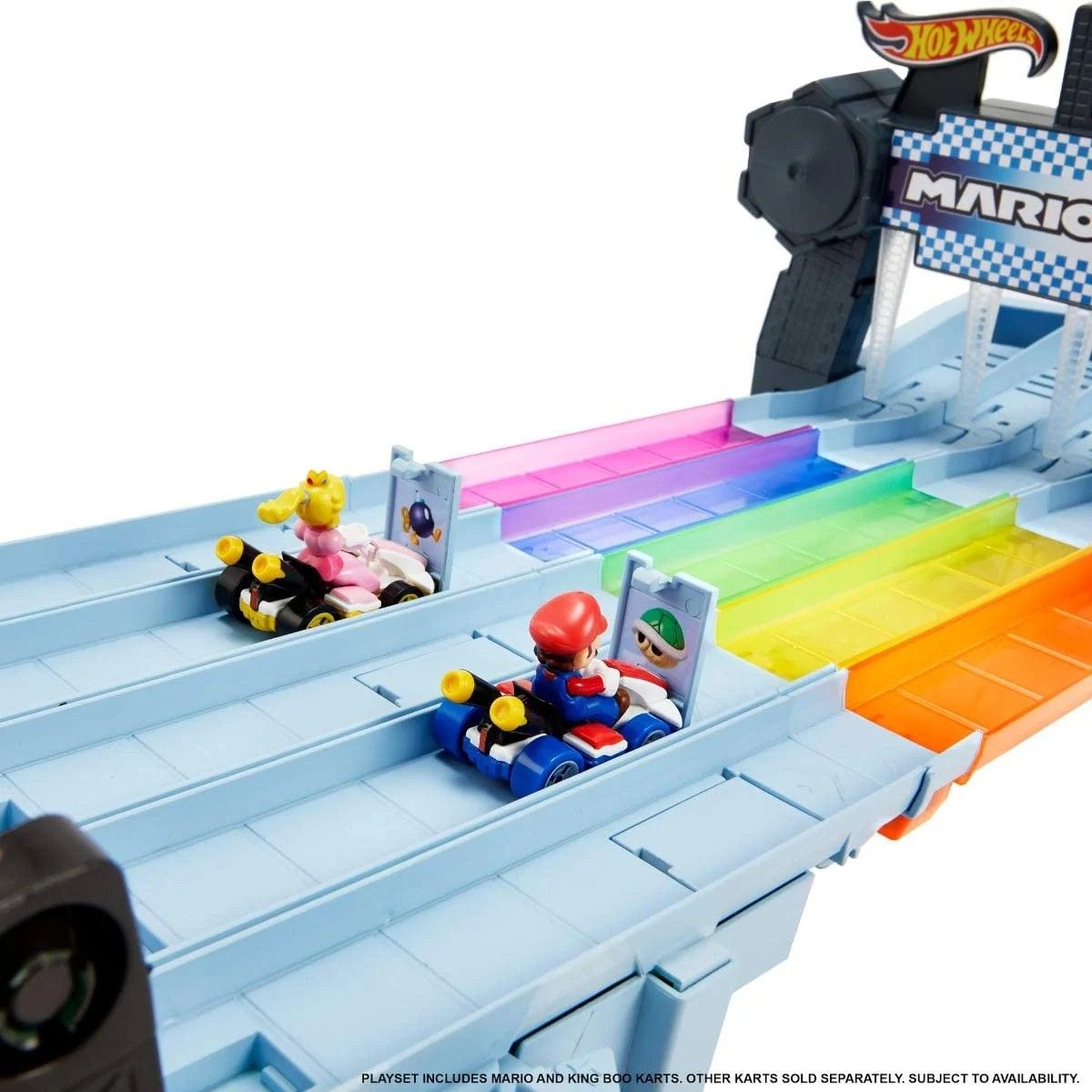 Mario Kart's Rainbow Road Comes To Life With Hot Wheels Track