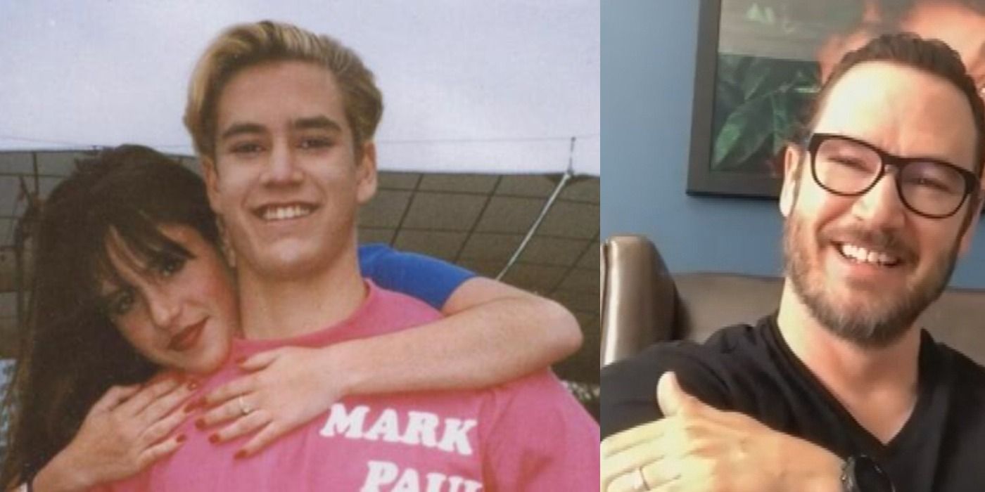 Mark-Paul Gosselaar past and present-in Kid 90 with Soleil Moon Frye, more recently on a talk show.