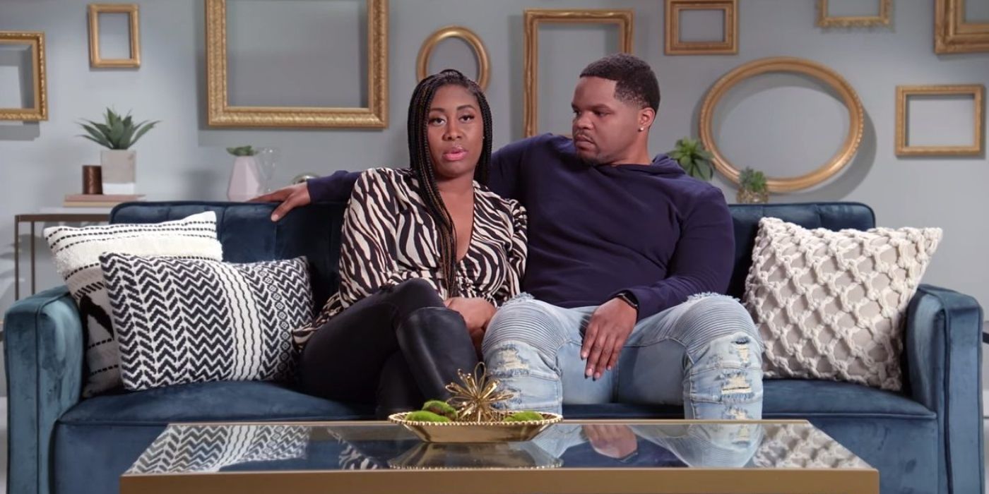 marriage or mortgage raven and antonio sit on a couch