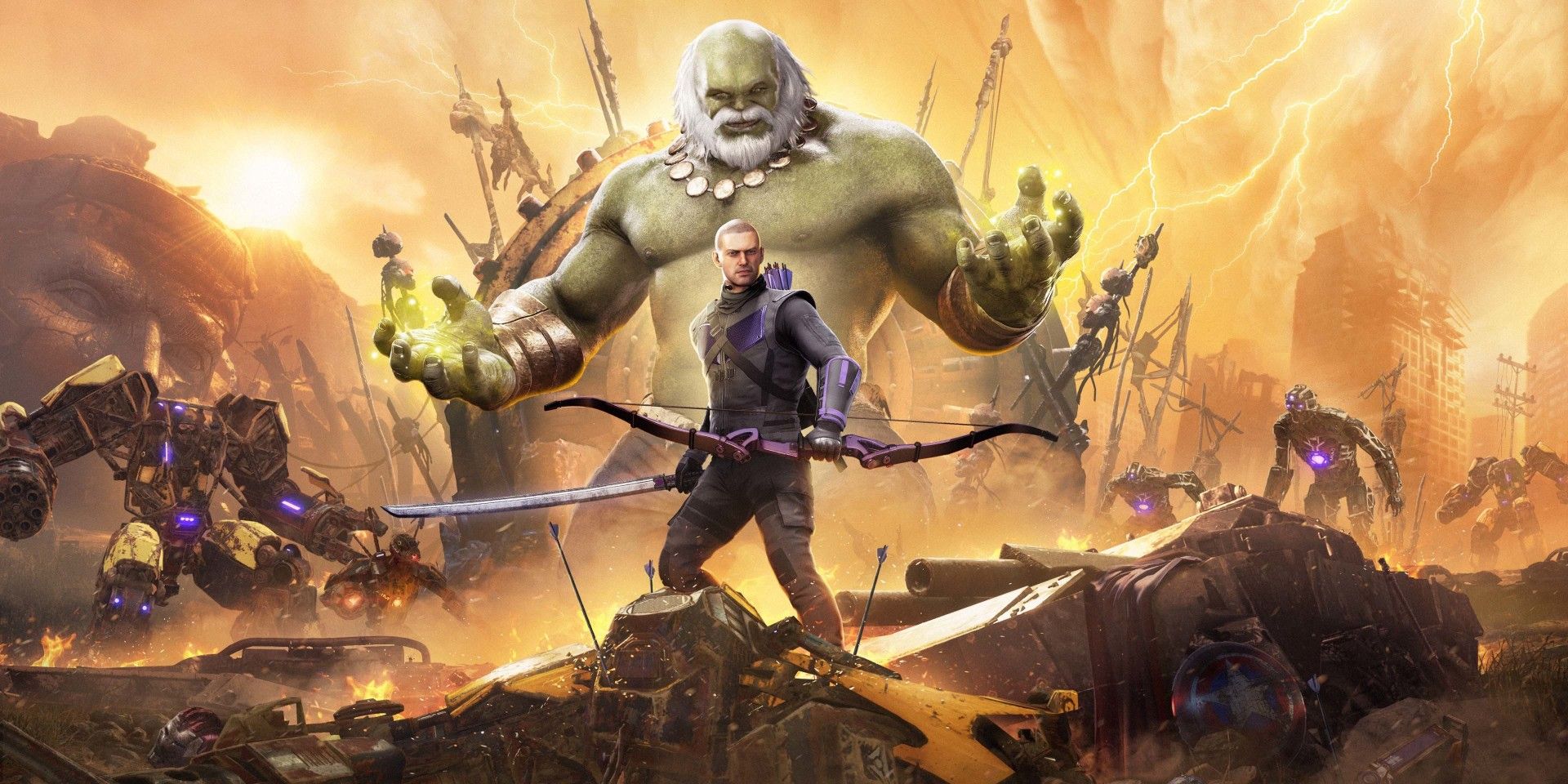 Hulk and Hawkeye in Marvel's Avengers