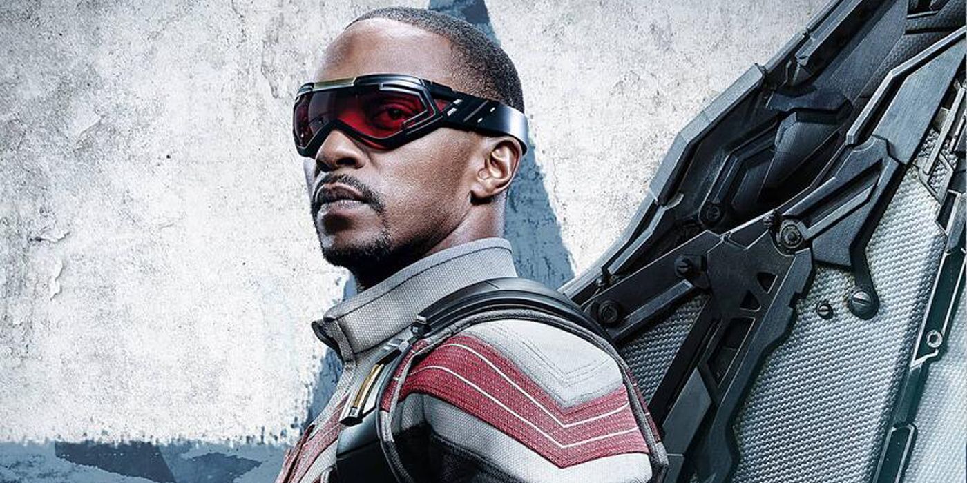 Anthony Mackie as Falcon from the Disney Plus series