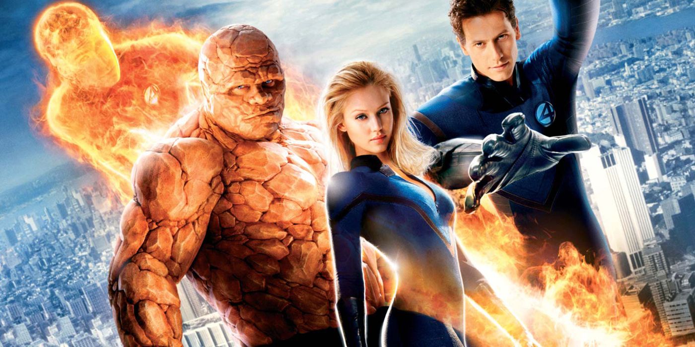 The Fantastic Four from their first movie with Chris Evans