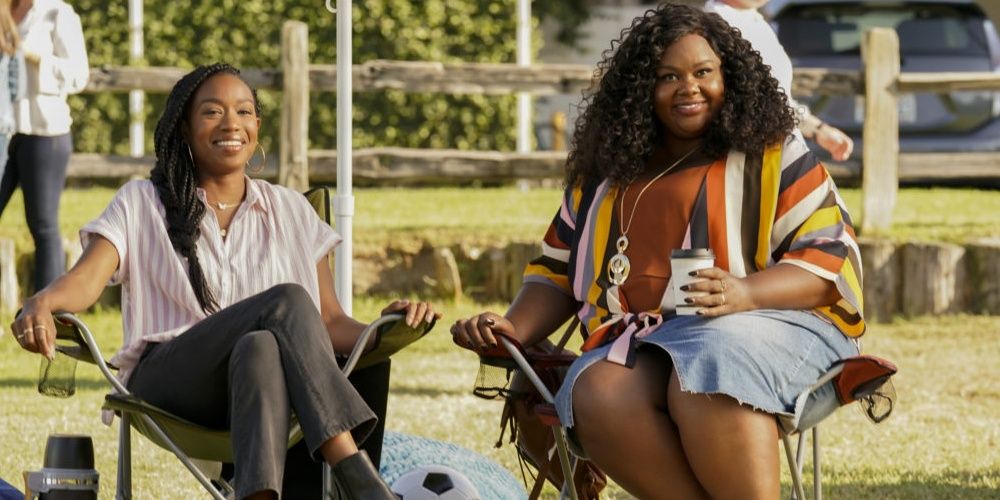 Maya Lynne Robinson and Nicole Byer in The Unicorn