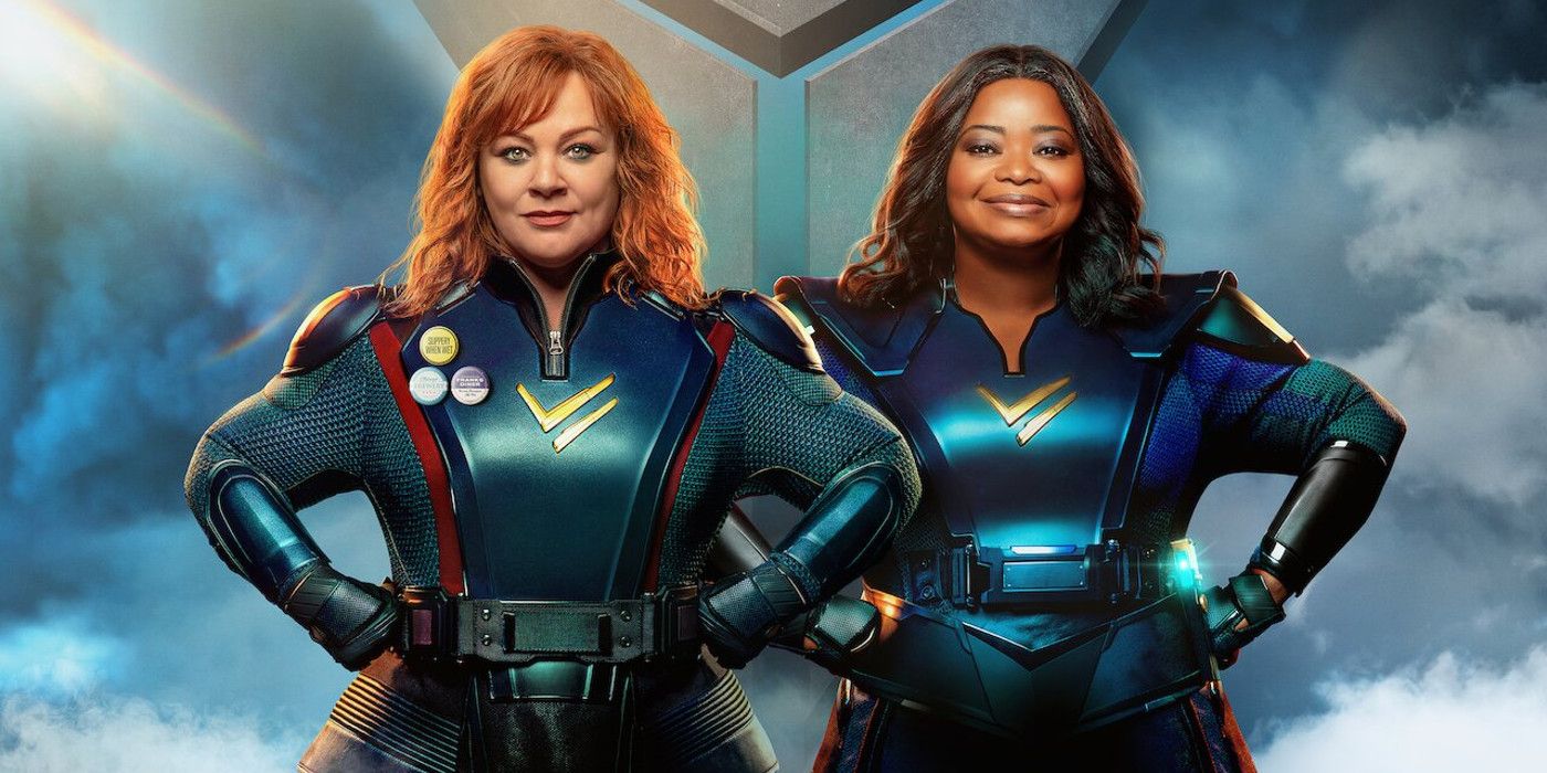 Melissa McCarthy and Octavia Spencer in Thunder Force.