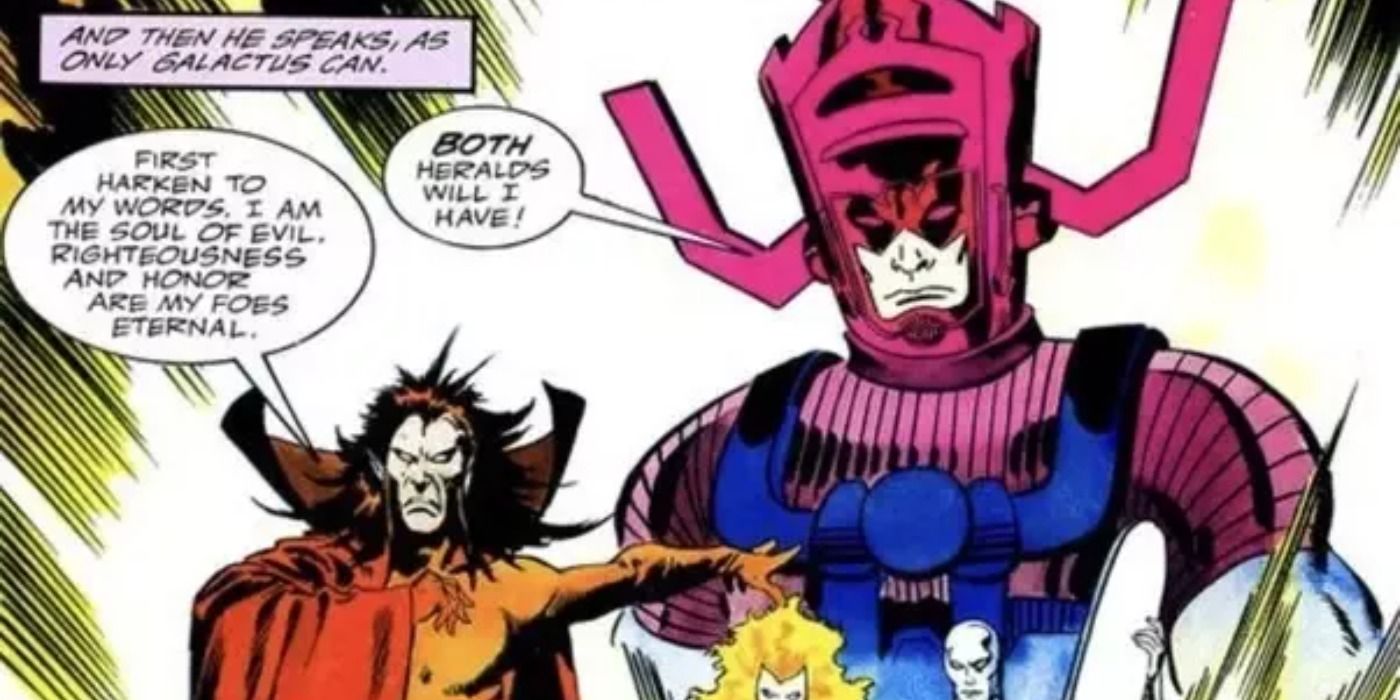 Mephisto Vs. Galactus Marvel Comics