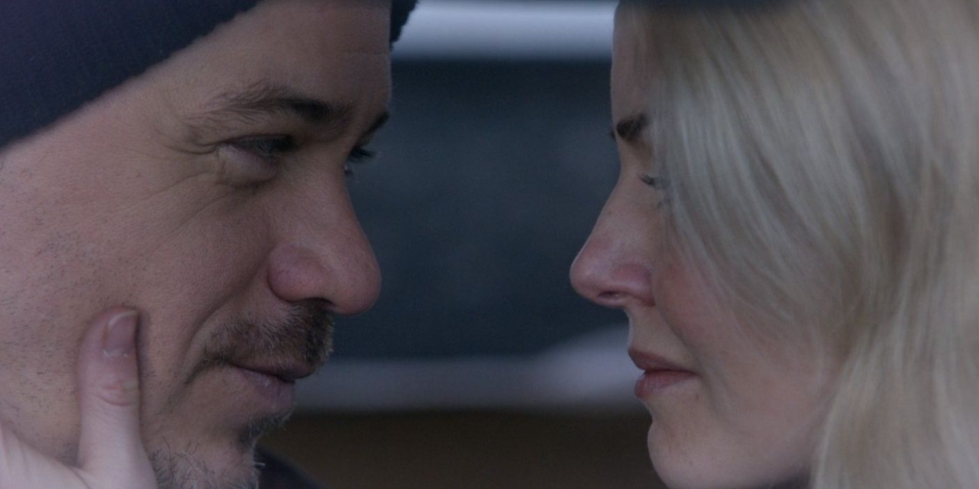 Michael Raymond James as Neal and Jennifer Morrison as Emma Swan in Once Upon A Time season 5 episode 12 Souls of the Departed 
