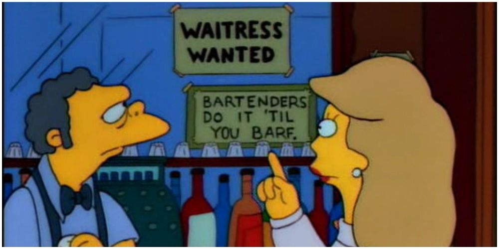 Collette applies for a job at Moe's Tavern