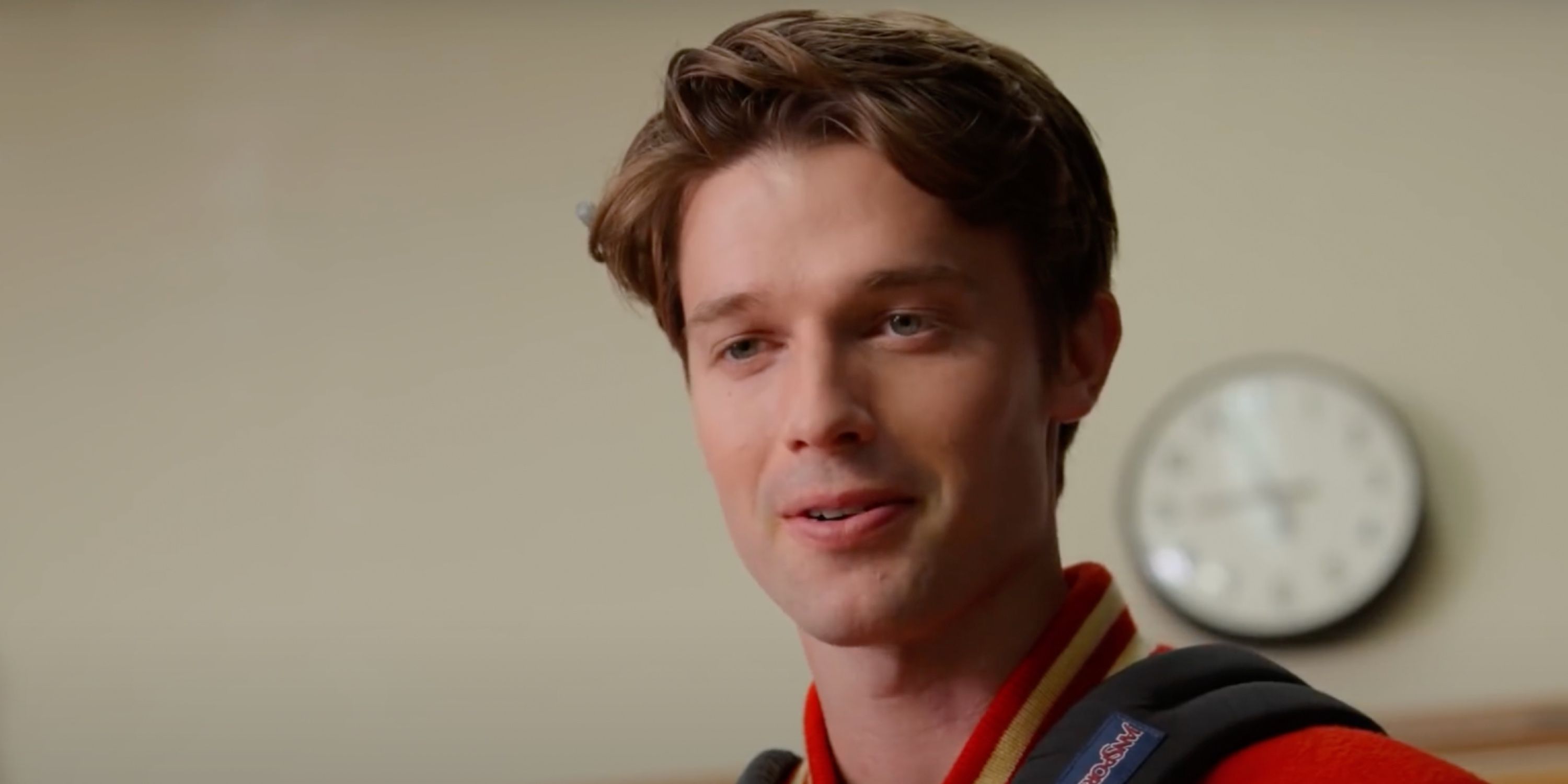 Patrick Schwarzenegger as Mitchell Wilson in Moxie on Netflix