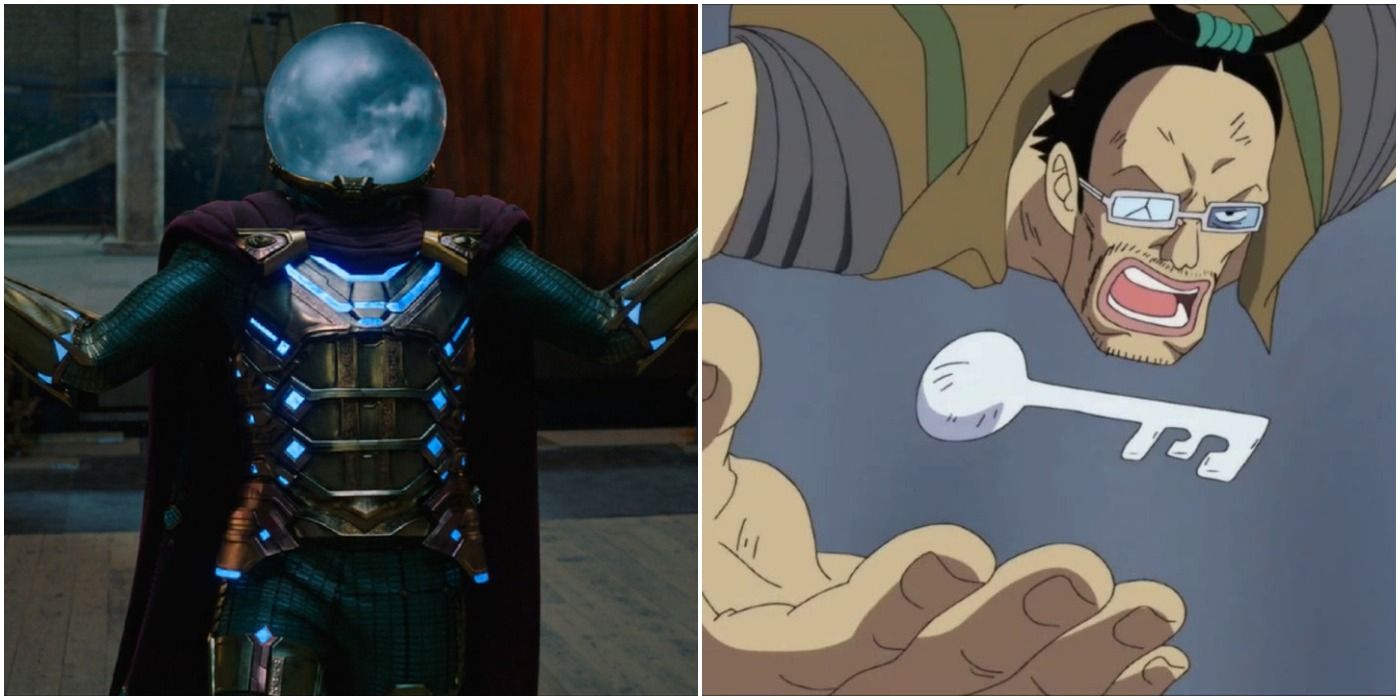 Mysterio from the MCU and Mr 3 from One Piece